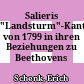 Salieris "Landsturm"-Kantate von 1799 in ihren Beziehungen zu Beethovens "Fidelio"