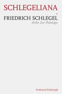 Friedrich Schlegel, Hefte Zur Philologie /
