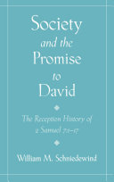 Society and the promise to David : the reception history of 2 Samuel 7:1-17 /