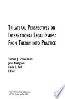 Trilateral Perspectives on International Legal Issues: From Theory Into Practice