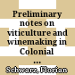 Preliminary notes on viticulture and winemaking in Colonial Central Asia