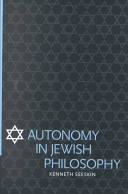 Autonomy in Jewish philosophy