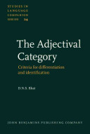 The adjectival category : criteria for differentiation and identification /