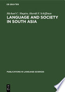 Language and Society in South Asia /
