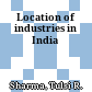 Location of industries in India
