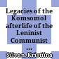 Legacies of the Komsomol : afterlife of the Leninist Communist Youth League and contemporary state-affiliated youth activism in post-Soviet Belarus and Russia 1960s