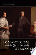 Romanticism and the question of the stranger