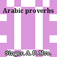 Arabic proverbs