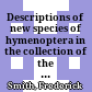 Descriptions of new species of hymenoptera in the collection of the British Museum