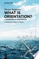 What is Orientation? : : A Philosophical Investigation /
