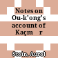 Notes on Ou-k'ong's account of Kaçmīr
