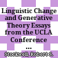 Linguistic Change and Generative Theory : Essays from the UCLA Conference on Historical Linguistics in the Perspective of Transformational Theory, February 1969 /
