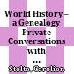 World History – a Genealogy : Private Conversations with World Historians, 1996-2016 /