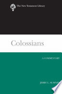 Colossians : : a commentary /