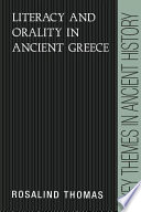 Literacy and orality in ancient Greece