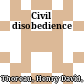 Civil disobedience