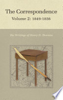 The Correspondence of Henry D. Thoreau : : Volume 2: 1849-1856 /