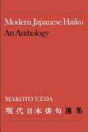 Modern Japanese Haiku : : An Anthology /