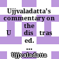 Ujjvaladatta's commentary on the Uṇādisūtras : ed. from a manuscript in the Library of the East India House