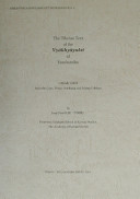 The Tibetan text of the Vyākhyāyukti of Vasubandhu : critically edited from the Cone, Derge, Narthang and Peking editions
