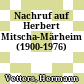 Nachruf auf Herbert Mitscha-Märheim (1900-1976)