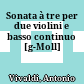 Sonata à tre per due violini e basso continuo : [g-Moll]