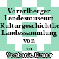 Vorarlberger Landesmuseum : Kulturgeschichtliche Landessammlung von der urzeit bis zur Gegenwart