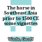 The horse in Southeast Asia prior to 1500 CE : some vignettes