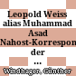 Leopold Weiss alias Muhammad Asad : Nahost-Korrespondent der "Kölnischen Zeitung"
