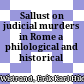 Sallust on judicial murders in Rome : a philological and historical study