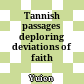 Tannishō : passages deploring deviations of faith