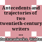 Antecedents and trajectories of two twentieth-century writers from Georgia in Europe