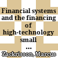 Financial systems and the financing of high-technology small firms : the cases of Sweden, Linköping, and Santa Clara County