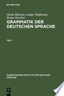Grammatik der deutschen Sprache /
