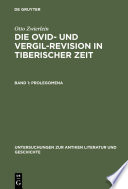 Die Ovid- und Vergil-Revision in tiberischer Zeit.